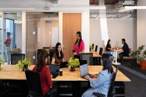 Real estate team working